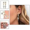 Серьги из серебра 925 пробы с белым топазом, драгоценные камни, серьги ручной работы
