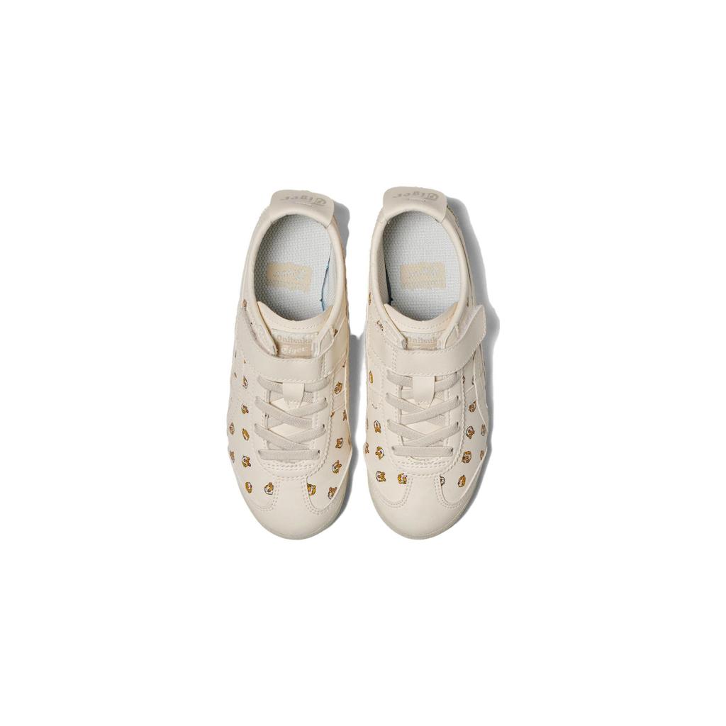 ONITSUKA TIGER Mexico 66 Удобные Универсальные Нескользящие Прочные Кроссовки с Низким Верхом Детские кроссовки Бежевые 1184A209-100