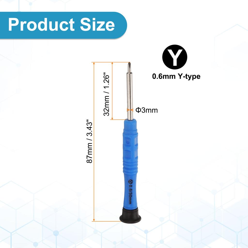 2/5/10 шт. PH1.2-PH2 SL1.5 SL2 Мини Torx Крестовая Y-образная Пятизвездочная Шлицевая Отвертка 3 мм Хвостовик Ремонт Мелкой Бытовой Техники