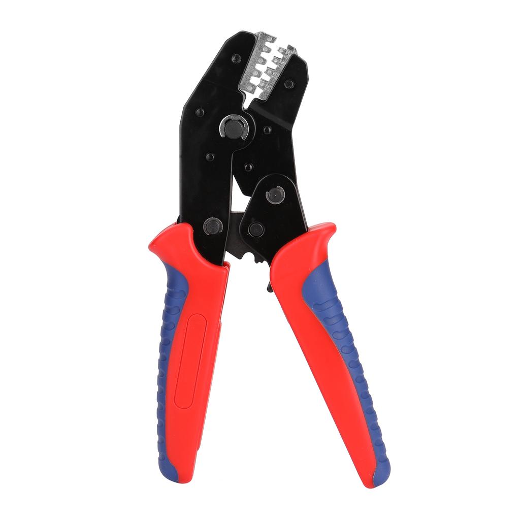 SN 48BS Ferrule Crimping Tool Kit Insulation Terminals Crimper Plier with 8 Replacement Jaws
