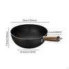 Железная сковорода для жарки, китайская индукционная электрическая газовая плита Wok