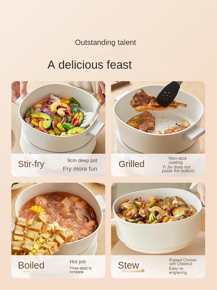 220 В Электрический Горшок Бытовая Бытовая Раздельная Электрическая Варочная Горшок Мультиварка