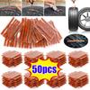 50PCS Car Motorcycle Tire Repair Strips Tubeless Seal Strip Tyre Puncture Rubber Strip Plug Car Bike Tire Repair Accessories