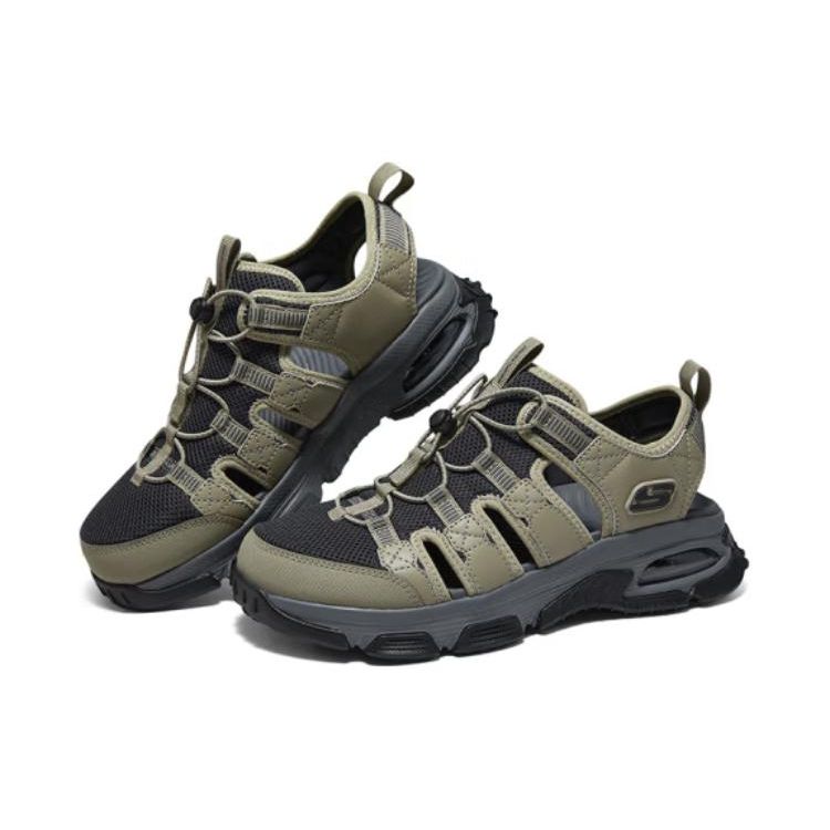 Skechers Сандалии Мужские Коричневые Удобные Модные Пляжные Сандалии 237594-TAN
