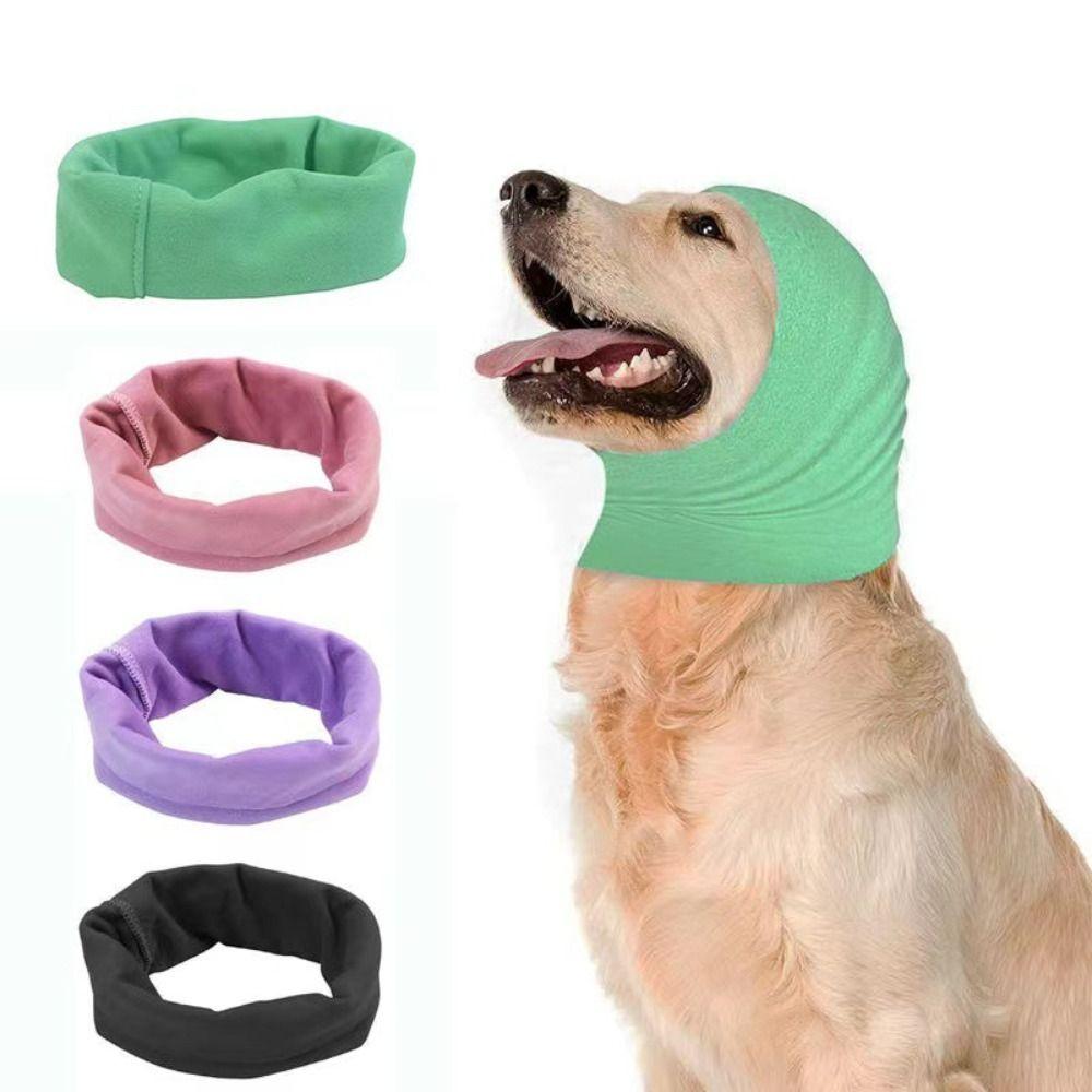 Waterproof Pet Warm Ears Cover Elastic Pet Calming Hood Dog Ear Muffs for Pets Swimming & Grooming