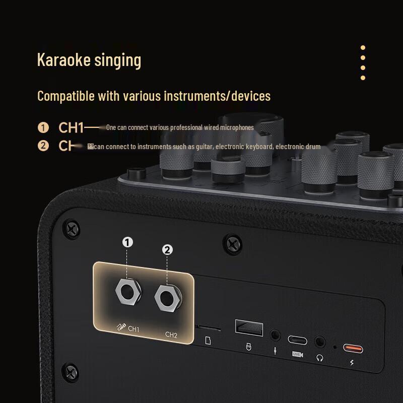 SEE ME HERE 69 Rangers D5 Portable KTV Bluetooth Speaker