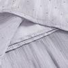 Shechi Gentle Hot Drill Elastic Waist A-line Midi Skirt