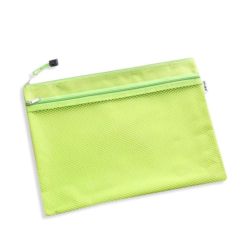 Новое поступление 1 шт. водонепроницаемый 2 слоя холста молния А4 папка для документов органайзер для хранения защитная сумка канцелярские принадлежности