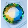 Stunning Tourmaline Bi-Color Natural Round Cut 90+ Ct Certified Loose Gemstone