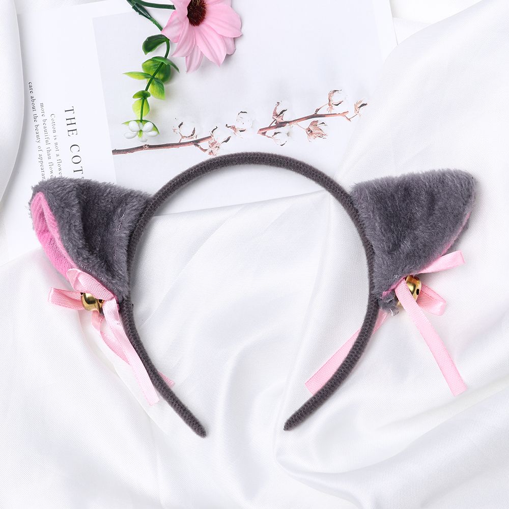 Anime Cosplay Night Party Club Bar Small Bell Cartoon Hair Band Cat Ear Head Band Hair Accessories