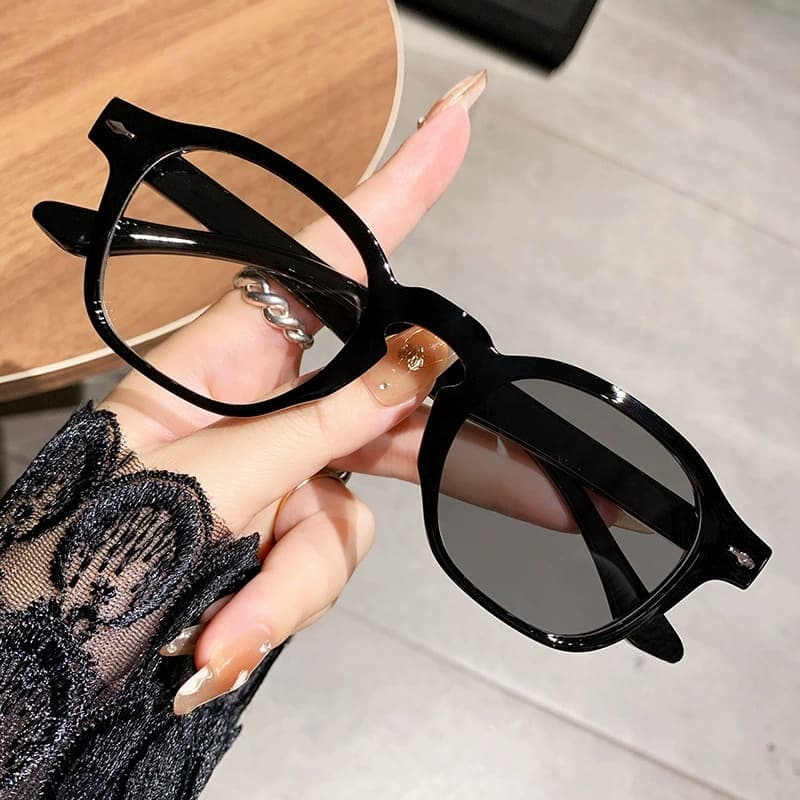 Фотохромные очки для близорукости для женщин и мужчин, модные очки с овальной оправой, меняющие цвет, готовые очки для коррекции зрения, солнцезащитные очки для близи