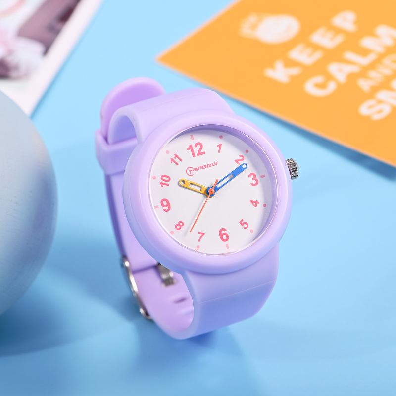 CA03 3-12 Year Old Children's Watch Fashion Simple Sports Comfortable Waterproof High Boys Girls Quality Quartz Watches