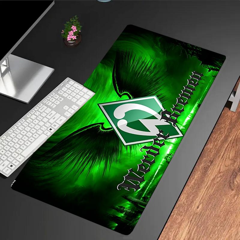 Green Bremen Pattern Mouse Pad, Rubber Base, Mouse Pad for Gamers and Office Use, Gaming Desk , Easy To Clean Mat Christmas fan gifts