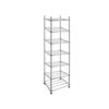 Хуэйхуан 7-ярусная нержавеющая сталь ванная комната кухня стеллаж для хранения