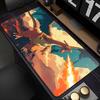 Large Mouse Pad Pokemon Charizard 90x40cm Office Computer Desk Mat Table Keyboard Pad Laptop Carpet Accessories Gaming Mousepad
