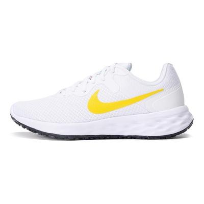 Revolution 6 Next Nature White Opti Желтые женские кроссовки Черные DC3729-105