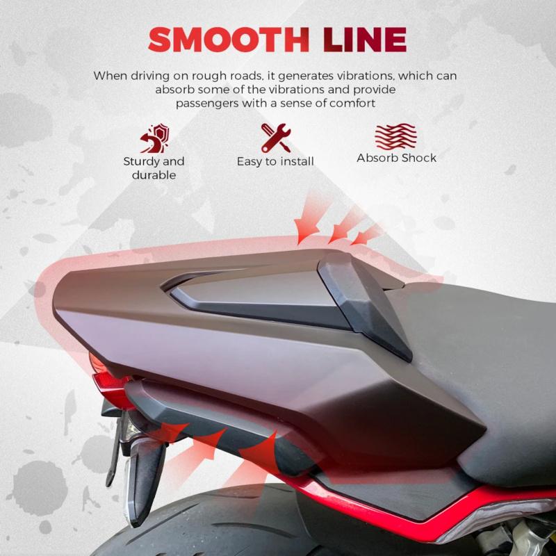 Задняя крышка сиденья для Honda CBR650R CB650R - Мотоцикл Заднее сиденье пассажира Обтекатель сиденья cb 650r cbr 650r Запчасти