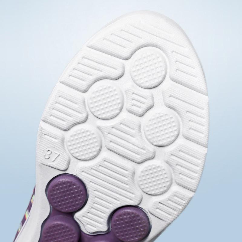 Летние кроссовки, женская обувь, плетеные лоферы для мамы, прогулочные туфли на плоской подошве, Tenis Chaussure Femme