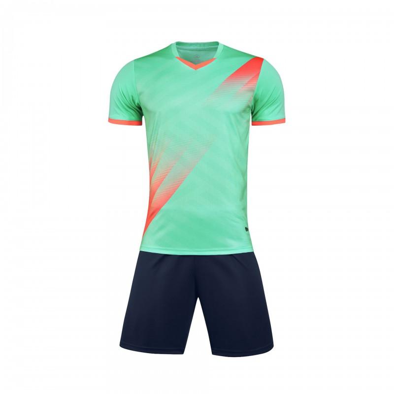 Mens Soccer Jersey Set Training Match Uniform Team Sports Kit Breathable Synthetic Fabric