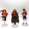 Фигурка аниме, акриловая подставка, модель игрушки, OP Luffy, экшн-фигурка, подвесная игрушка, двухсторонняя