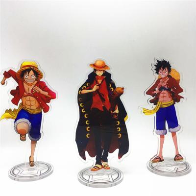 Фигурка аниме, акриловая подставка, модель игрушки, OP Luffy, экшн-фигурка, подвесная игрушка, двухсторонняя