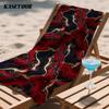 Luxury Waves Oversized Microfiber Beach Towel Sand Proof Quick Dry, Absorbent for Swimming Pool Travel Camping