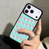 Чехол Case для iPhone 17 Air 16 Pro Max 15 Plus 11 13 Mini 14 12 Задняя крышка телефона Кавайная Клубничное молоко