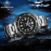 ADDIESDIVE AD2524 Сапфировые Автоматические Часы 200M Водонепроницаемые Нержавеющая Сталь Антибликовое Покрытие Люминесцентные Механические Дайверские Часы Для Мужчин