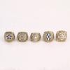 1971-1995 Dallas Cowboys Championship Ring Set Classic High Quality Gold Plated Alloy Sports Jewelry 5-Piece Sets