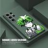 Чехол для телефона My Hero Academy для Samsung Galaxy Note 20 Ultra S20 S23 Ultra S21 S22 Note 10 Plus 8 9, мягкий квадратный жидкий чехол