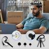 Single-Ear Business Earbud, Wireless Single Headset  Headphones with Mic Earbuds, Type-C Charging, for Business Office Trucker O