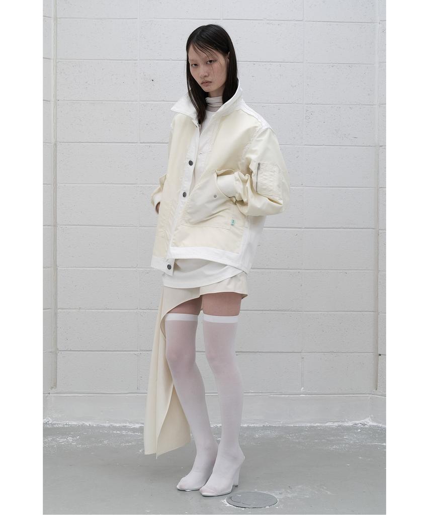 Recode (Re;Code × Objects Iv Life By Daniel Arsham) Ma-1 Mixed Jacket R0Jaa25200Whx