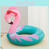 Надувной круг для плавания с рисунком животного фламинго для взрослых, толщина ПВХ 0,24 мм, плавательный круг для детей