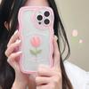 Силиконовый чехол Zhitai Floral Wave TPU для iPhone 12/13/14 Pro/Pro Max