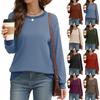 Women's Casual Fashion Comfortable Pullover Sports Long-sleeved Sweatshirt