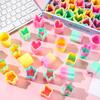 Радужный Музыкальный Набор-Пазл для Нанизывания - Образовательная Игрушка для Мальчиков и Девочек Весенний Круг Магический Маленький Пластиковый Подарок Игрушка