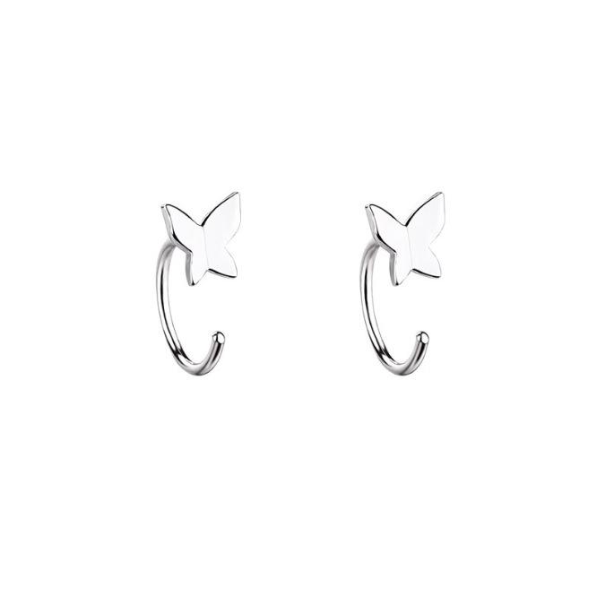 Шикарные серьги-крючки в форме бабочки: Минималистичные серьги Cold Wind для уникального стиля