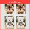 Brown Large Teddy Bear Plush Toys Short Cute Cartoon Kids Collectors Gift Doll
