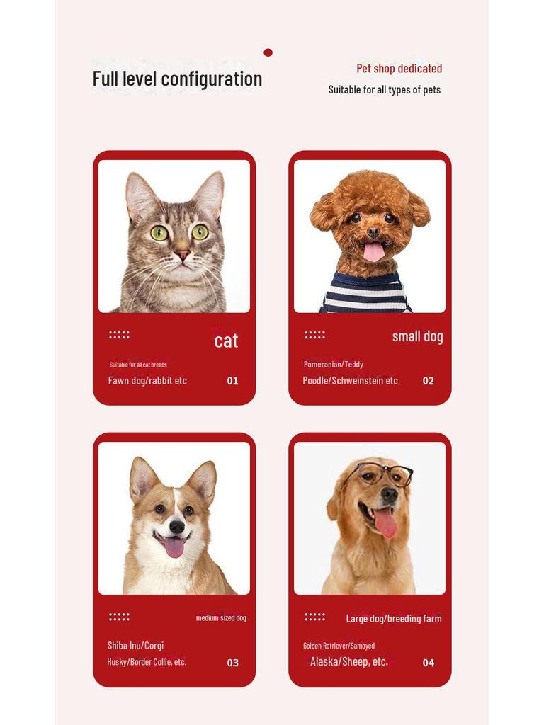 Бесшумная машинка для стрижки домашних животных Fanke: Профессиональный электрический инструмент для груминга собак и кошек