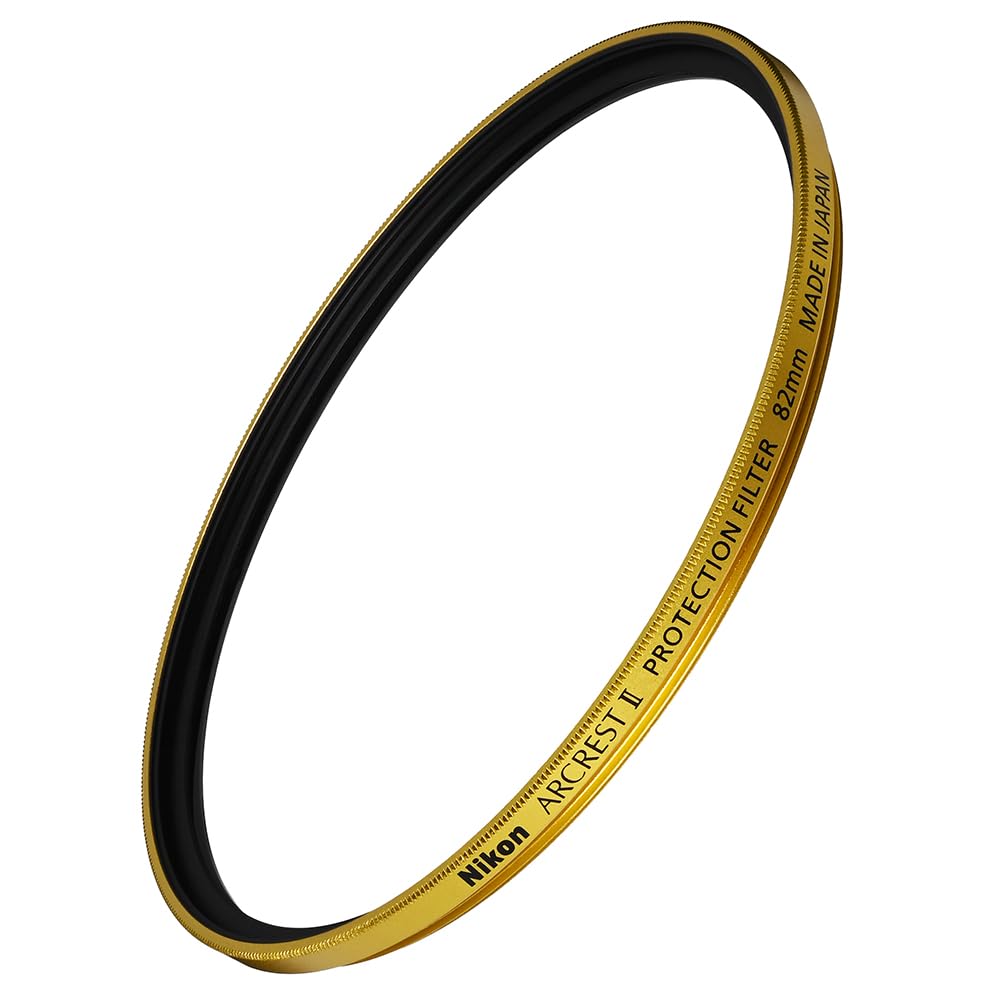 Nikon ARCREST II PROTECTION FILTER GOLD EDITION 82mm Alcrest 2 Interchangeable Lens Protective Filter with Antistatic Coat Gold Edition ARIIGL-PF82