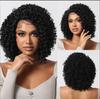 13x1  Lace Front Wig Black Short Deep Curly Wigs for Black Women Hair Daily Party High Density Heat Resistant