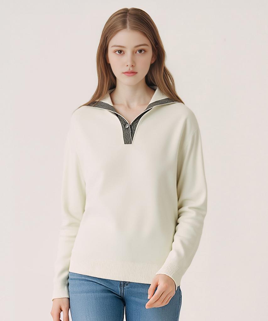 SOUP Collar Pullover Knit T-Shirt (Vz9Lk7C)