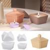 Flowerpot Silicone Mold Stripe? Trapezoid Storage Box Gypsum Concrete Mold Candle Potted Crystal Epoxy Resin Mould DIYs