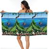 Пляжное полотенце Hinano Tahiti Мягкое из микрофибры Быстросохнущее Впитывающее Быстрые полотенца для плавания