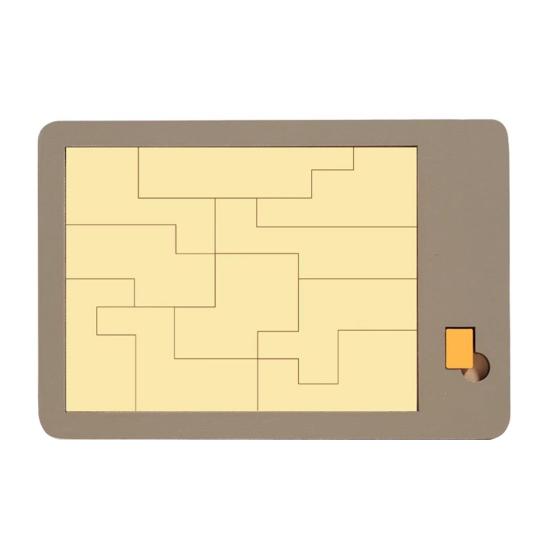 1/5 шт. Деревянная блочная головоломка Игра-вызов Исчезающий треугольник Прямоугольник Ромб Параллелограмм Игра-пазл Головоломка Игрушка