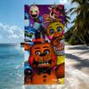 Игровое Полотенце F-Five N-Nights at F-Freddys Полотенце для Сушки Полотенце для Ванной Подходит для Легкого Плавания Кемпинга Йоги Пляжа На Улице