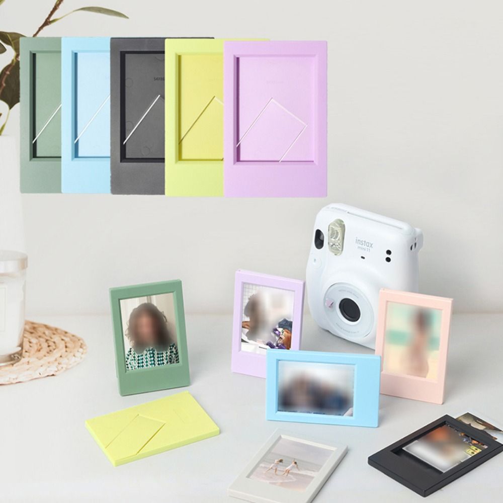 Creative Vertical Art Photo Display 3 Inch Photo Frame Instant Film Camera Picture Holder