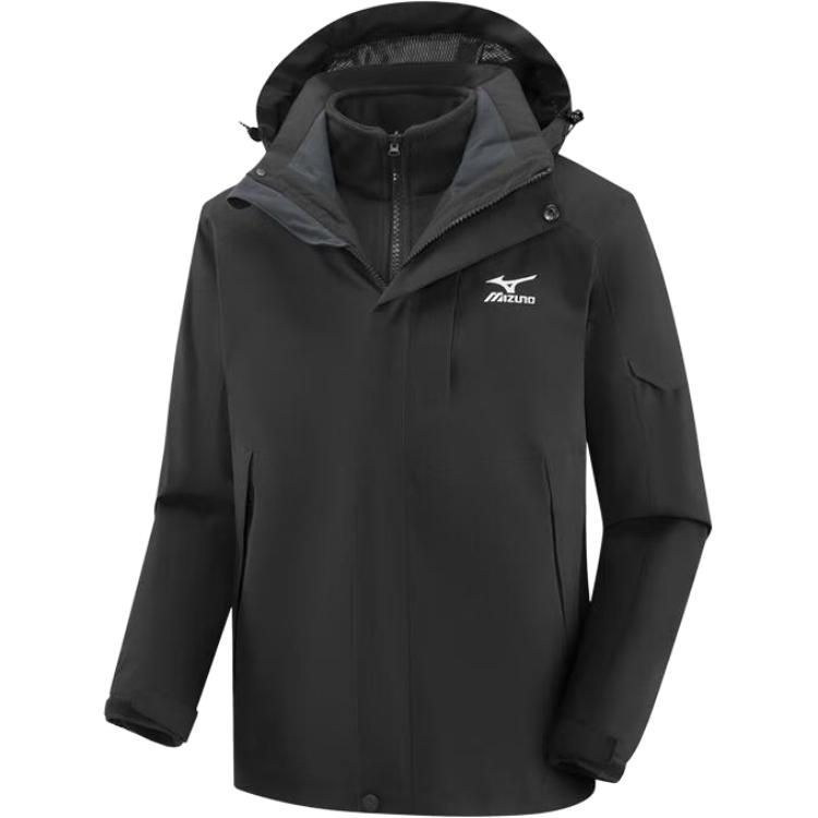 Mizuno Ветрозащитная, утепленная и водоотталкивающая ветровка, унисекс A2CE2A06
