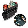 Seat Side Organizer Cup Holder for Cars Leather Multifunctional Auto Seat Gap Filler Storage Box Seat Pocket Stowing Tidying