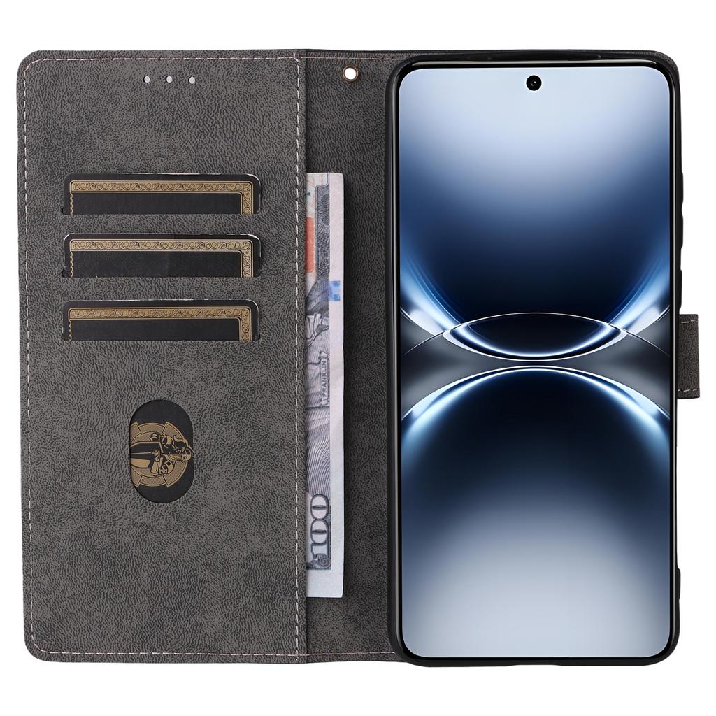 For vivo X200 Ultra 5G Case Wallet RFID Blocking PU Leather Phone Cover Stand with Strap
